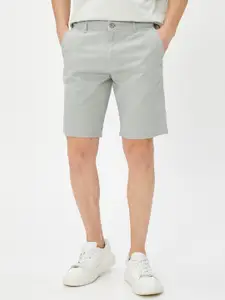 Koton Men Mid-Rise Linen Cotton Regular Shorts