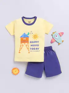 Toonyport Boys Printed T-shirt with Shorts
