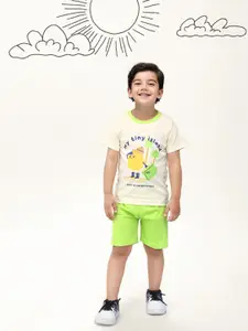 Toonyport Boys Printed T-shirt with Shorts