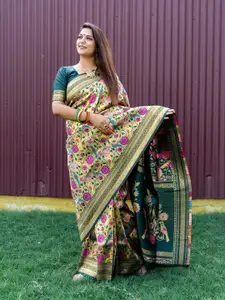 SGF11 Woven Design Heavy Zari Work Kanjeevaram Silk Saree
