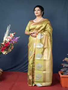 SGF11 Woven Design Pure Zari Heavy Work Kanjeevaram Silk Saree