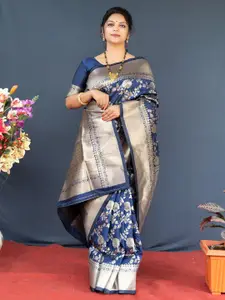 SGF11 Woven Design Zari Pure Silk Kanjeevaram Saree