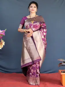 SGF11 Woven Design Zari Pure Silk Kanjeevaram Saree