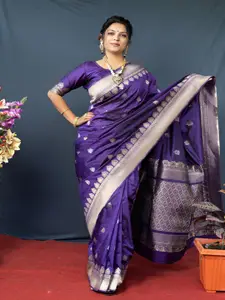 SGF11 Woven Design Zari Pure Silk Kanjeevaram Saree