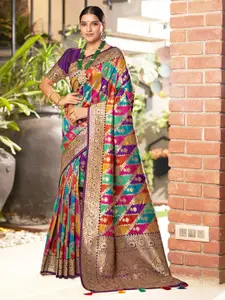 SGF11 Woven Design Zari Pure Silk Heavy Work Kanjeevaram Saree