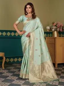 SGF11 Woven Design Zari Pure Silk Kanjeevaram Saree