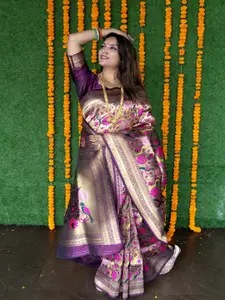 SGF11 Woven Design Heavy Zari Work Kanjeevaram Silk Saree