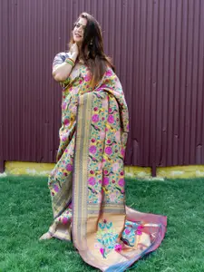 SGF11 Woven Design Heavy Zari Work Kanjeevaram Silk Saree