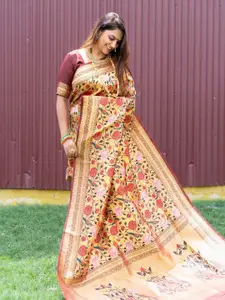 SGF11 Woven Design Heavy Zari Work Kanjeevaram Silk Saree