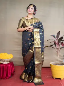 SGF11 Woven Design Heavy Zari Work Kanjeevaram Silk Saree