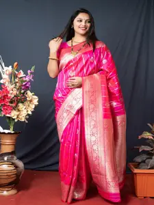 SGF11 Woven Design Zari Pure Silk Heavy Work Kanjeevaram Saree