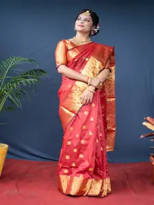 SGF11 Woven Design Heavy Zari Work Kanjeevaram Silk Saree