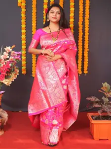 SGF11 Woven Design Pure Zari Heavy Work Kanjeevaram Silk Saree