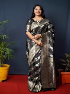 SGF11 Woven Design Zari Pure Silk Kanjeevaram Saree