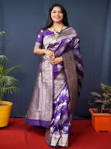SGF11 Woven Design Zari Pure Silk Kanjeevaram Saree