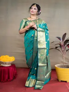 SGF11 Woven Design Heavy Zari Work Kanjeevaram Silk Saree