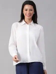 Oxolloxo Women Comfort Opaque Casual Shirt