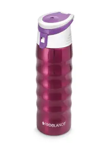 Freelance Pink Stainless Steel Solid Double Wall Vacuum Water Bottle 500 ml
