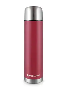 Freelance Red Single Stainless Steel Solid Double Wall Vacuum Water Bottle 500 ml