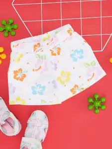 Pantaloons Junior Girls Floral Printed Cotton Shorts