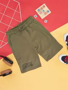 Pantaloons Junior Boys Self Design Pure Cotton Shorts
