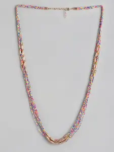 RICHEERA Rose Gold-Plated Layered Necklace