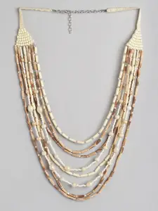 RICHEERA Layered Artificial Beads Necklace