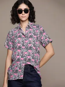 Roadster Women Conversational Printed Casual Shirt