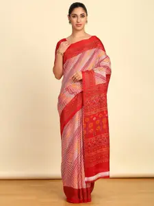 Soch Striped Art Silk Saree