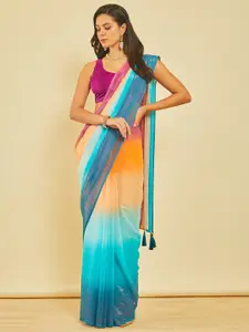 Soch Ombre Dyed Pure Chiffon Saree
