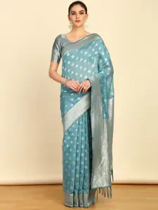 Soch Woven Design Tussar Zari Saree