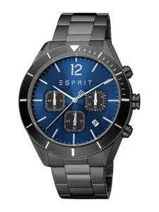 ESPRIT Men Dial & Stainless Steel Bracelet Style Straps Analogue Watch ES1G391M0055