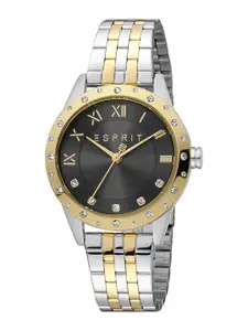 ESPRIT Women Embellished Dial & Stainless Steel Bracelet Style Analogue Watch ES1L302M1565