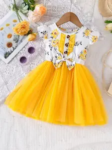 BAESD Girls Floral Fit & Flare Dress