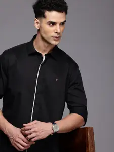 Louis Philippe Sport Pure Cotton Slim Fit Opaque Casual Shirt