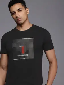Louis Philippe Sport Printed Slim Fit T-shirt
