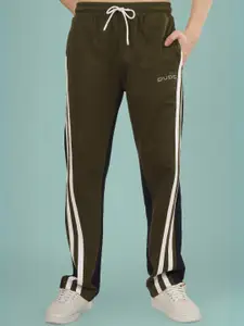 WEARDUDS Men Self Design Cotton Relaxed Fit Track Pants