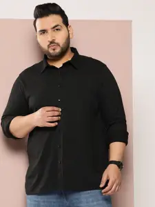 Sztori Plus Size Men Classic Pure Cotton Casual Shirt