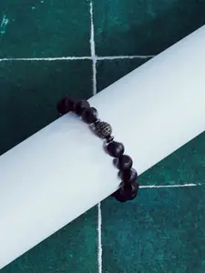 SALTY Men Organic Orbits  Beads-Beaded Elasticated Bracelet