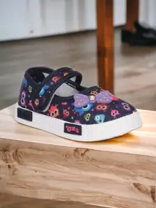 Lil Lollipop Girls Printed Ballerinas with Bows Flats