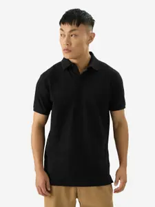 The Souled Store Polo Collar Short Sleeves Cotton T-shirt