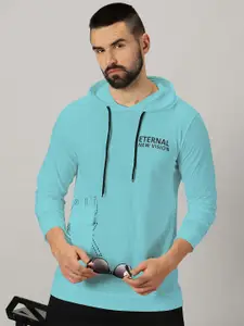 AUSK Typography Printed Long Sleeves Hooded Tshirt