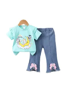 StyleCast x Revolte Girls Printed Top with Trousers