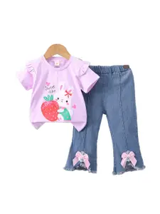 StyleCast x Revolte Girls Printed Top with Trousers