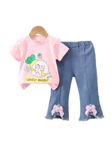 StyleCast x Revolte Girls Printed Top with Trousers