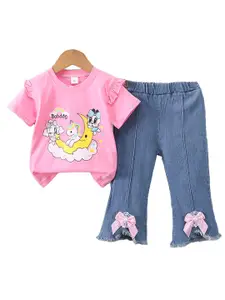 StyleCast x Revolte Girls Printed Top with Trousers