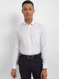 Allen Solly Slim Fit Windowpane Checked Pure Cotton Formal Shirt