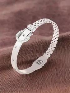VIEN Women Silver-Plated Bangle-Style Bracelet