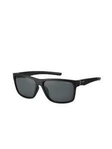 Polaroid Men Rectangle Sunglasses with UV Protected Lens