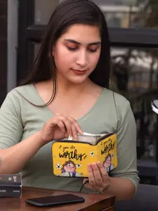 Kalankit Women Graphic Printed Two Fold Wallet